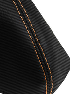 Manual Shift Boot Cover for Nissan Versa (2007–2012) - Carbon, Orange Stitch