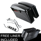 Hard Saddlebags & Conversion Bracket for Harley Softail Fatboy (1984–2017)