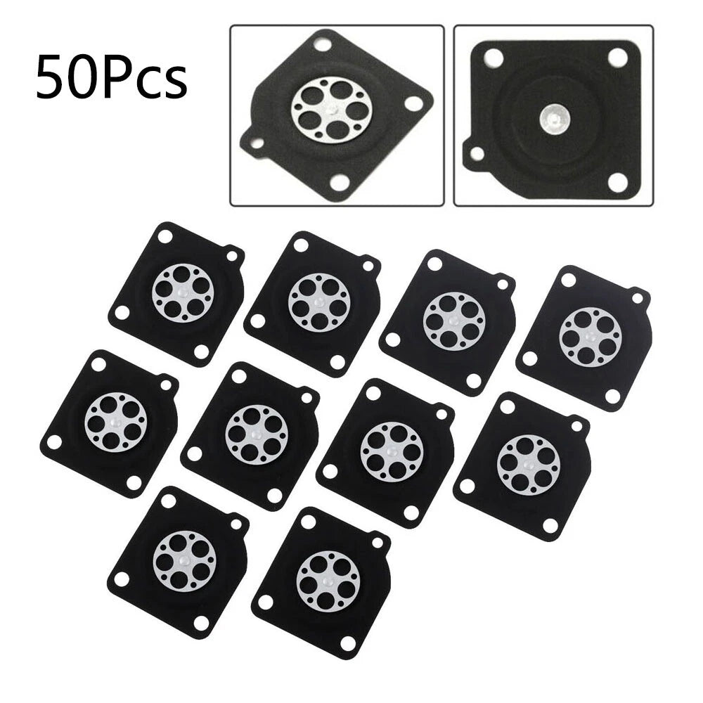 50Pcs Metering Diaphragm for ZAMA C1U Carburetor (Chainsaw Parts)