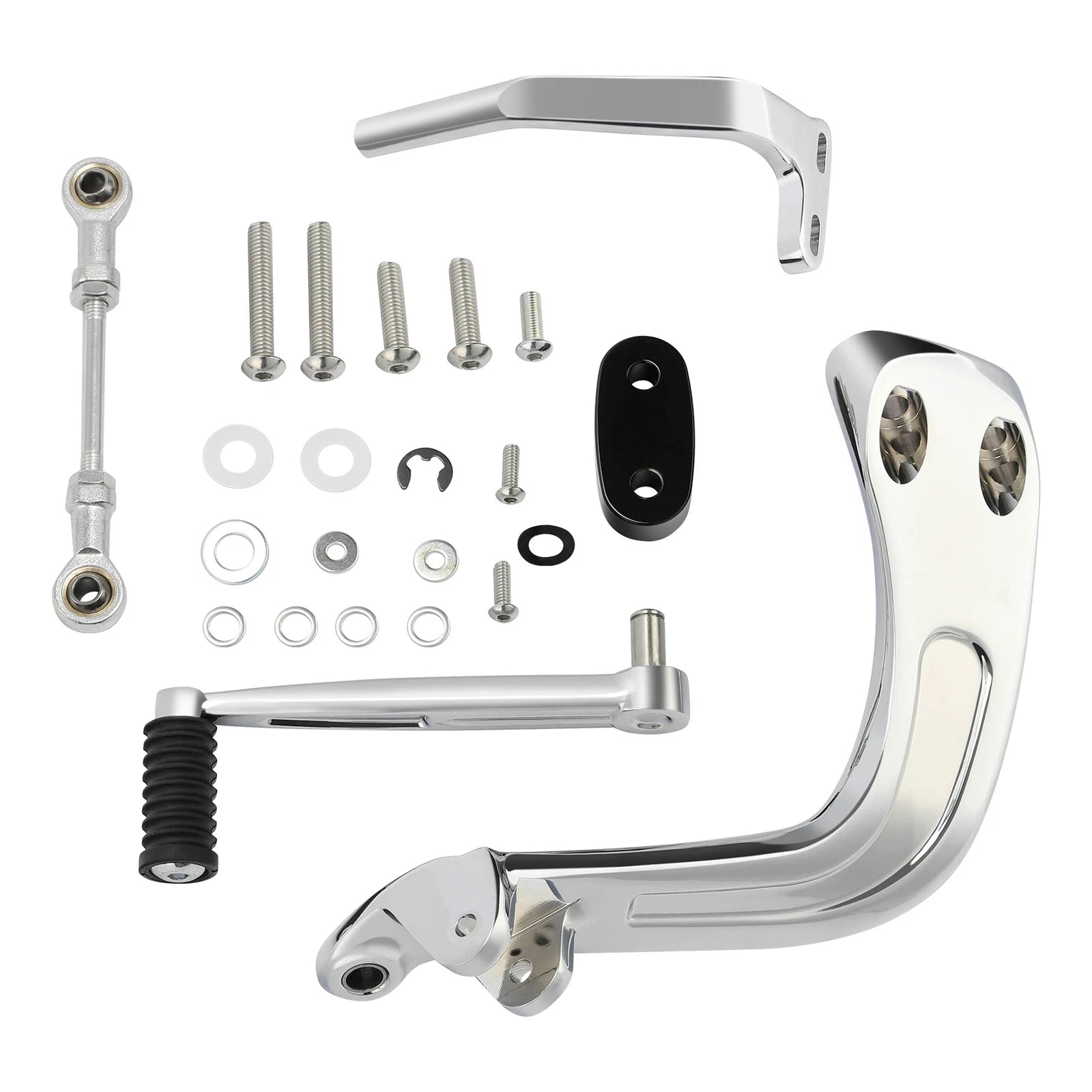 Chrome Mid Controls Shift for Harley FLSB FXFB FXFBS FXDRS (2018–2025)