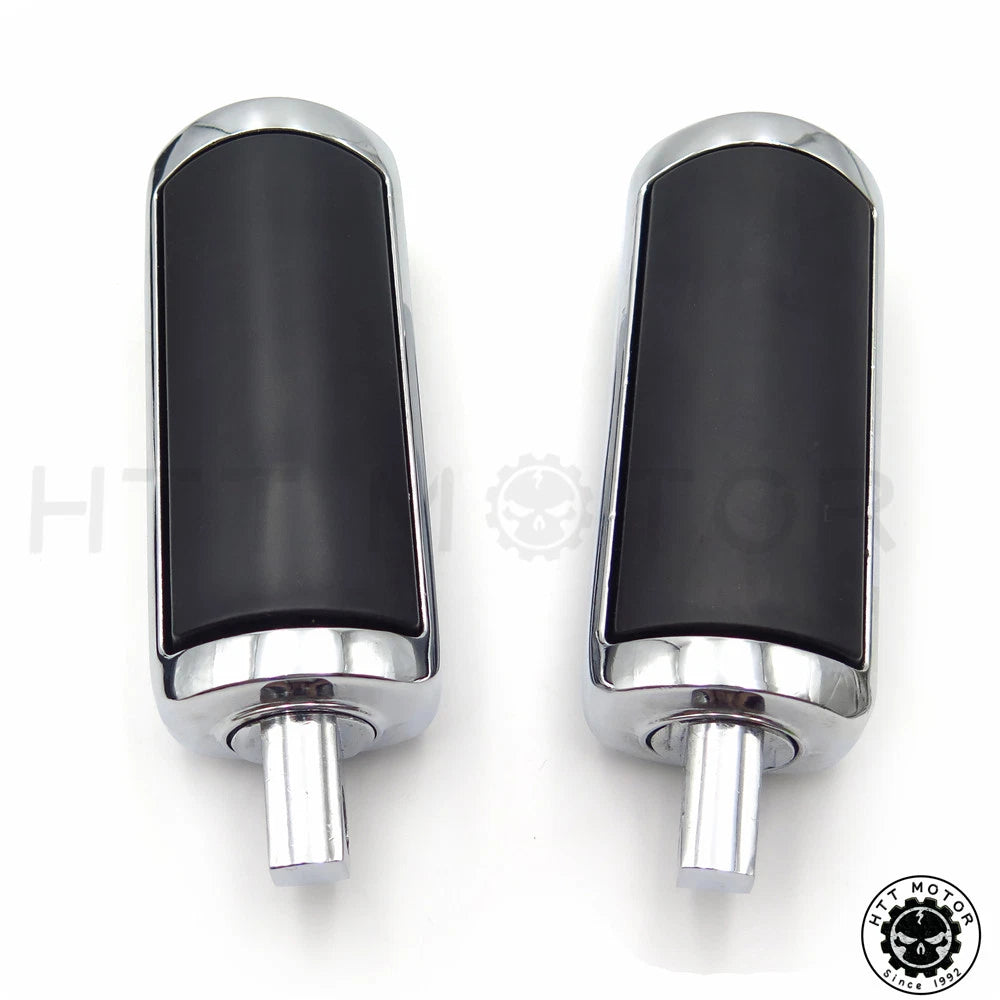Chrome Skull Foot Pegs for Harley Davidson Softail Dyna Glide Sportster