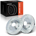 Front Drilled Rotors for Mitsubishi Outlander Lancer Jeep Compass 