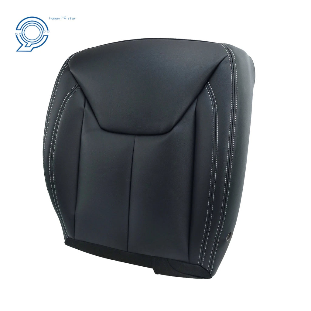 Front Right Bottom Seat Cover for Jeep Wrangler (2013–2017) Black Leather