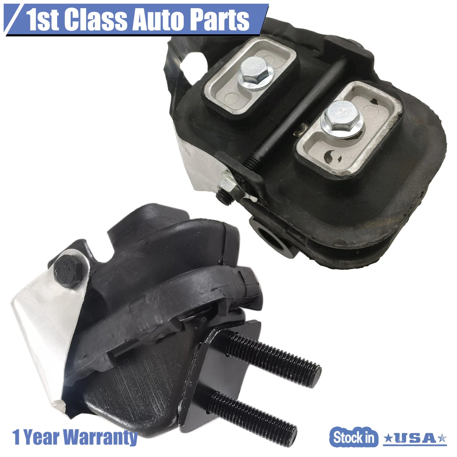 Set of 2 Front Engine Mounts for Ford F-150 Lincoln Mark LT (2005-2008)
