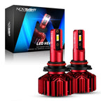 NOVSIGHT 9005 H11 LED Headlight Bulbs Conversion Kit (High Low Beam, 6500K)