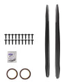 Set of 2 Side Skirt Extension Panels for Cadillac ATS-V (2016–2019) Carbon Fiber
