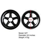 Electric Bike Chainring 44T 46T 48T 52T Options for