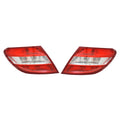 Set of 2 TYC Tail Light Lamp Assembly for Mercedes W204 C300 C350 (2008–2015)