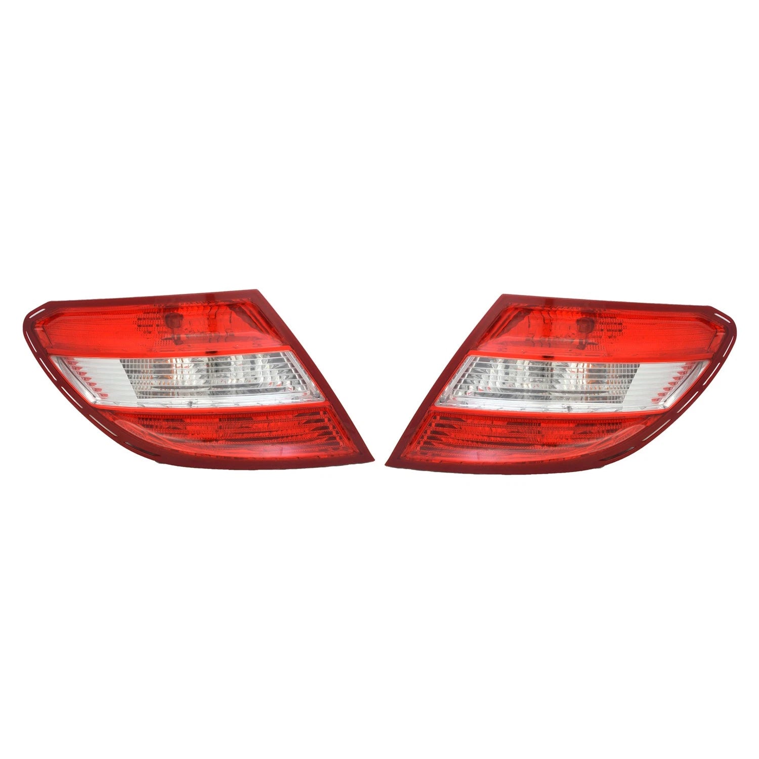 Set of 2 TYC Tail Light Lamp Assembly for Mercedes W204 C300 C350 (2008–2015)