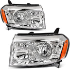2X Headlight Assembly for Honda Pilot (2009–2011) Chrome Housing