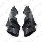 Set of 2 Black Ram Air Intake Tube Ducts for Suzuki GSXR 1000 (2009–2012)