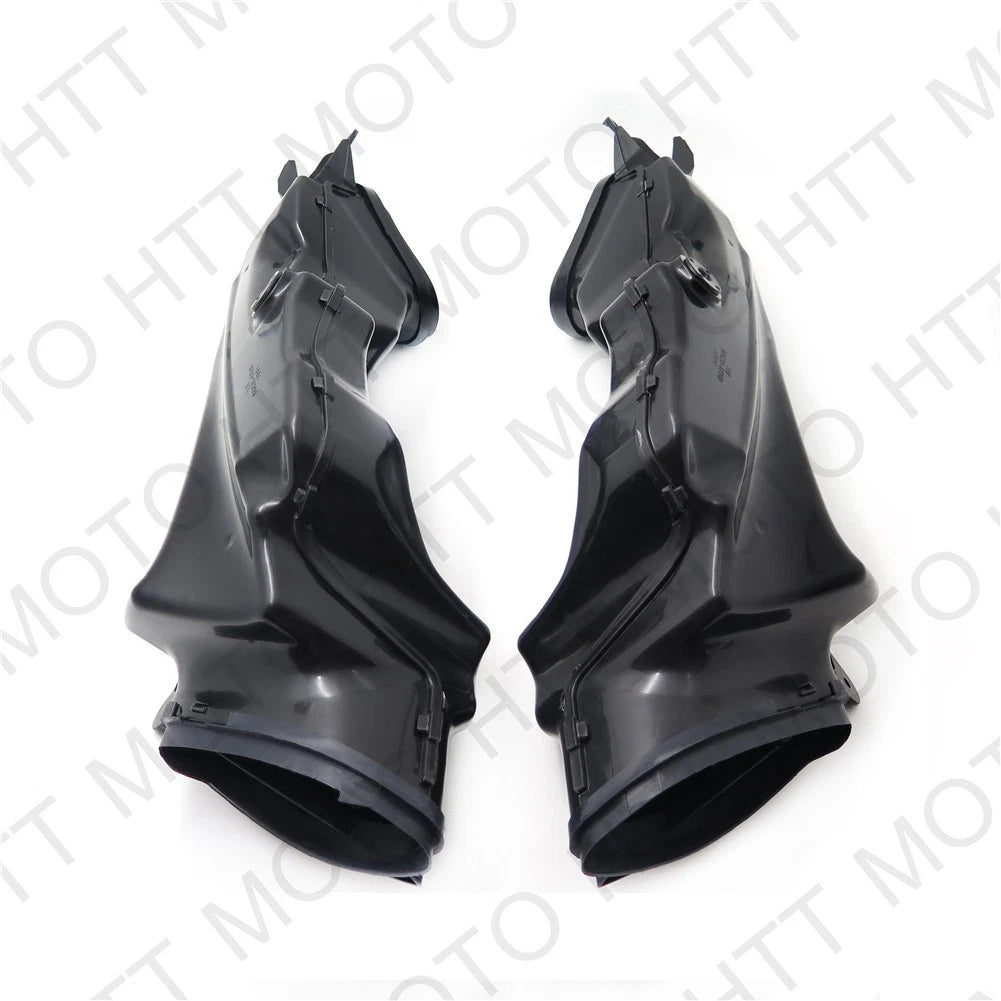 Set of 2 Black Ram Air Intake Tube Ducts for Suzuki GSXR 1000 (2009–2012)