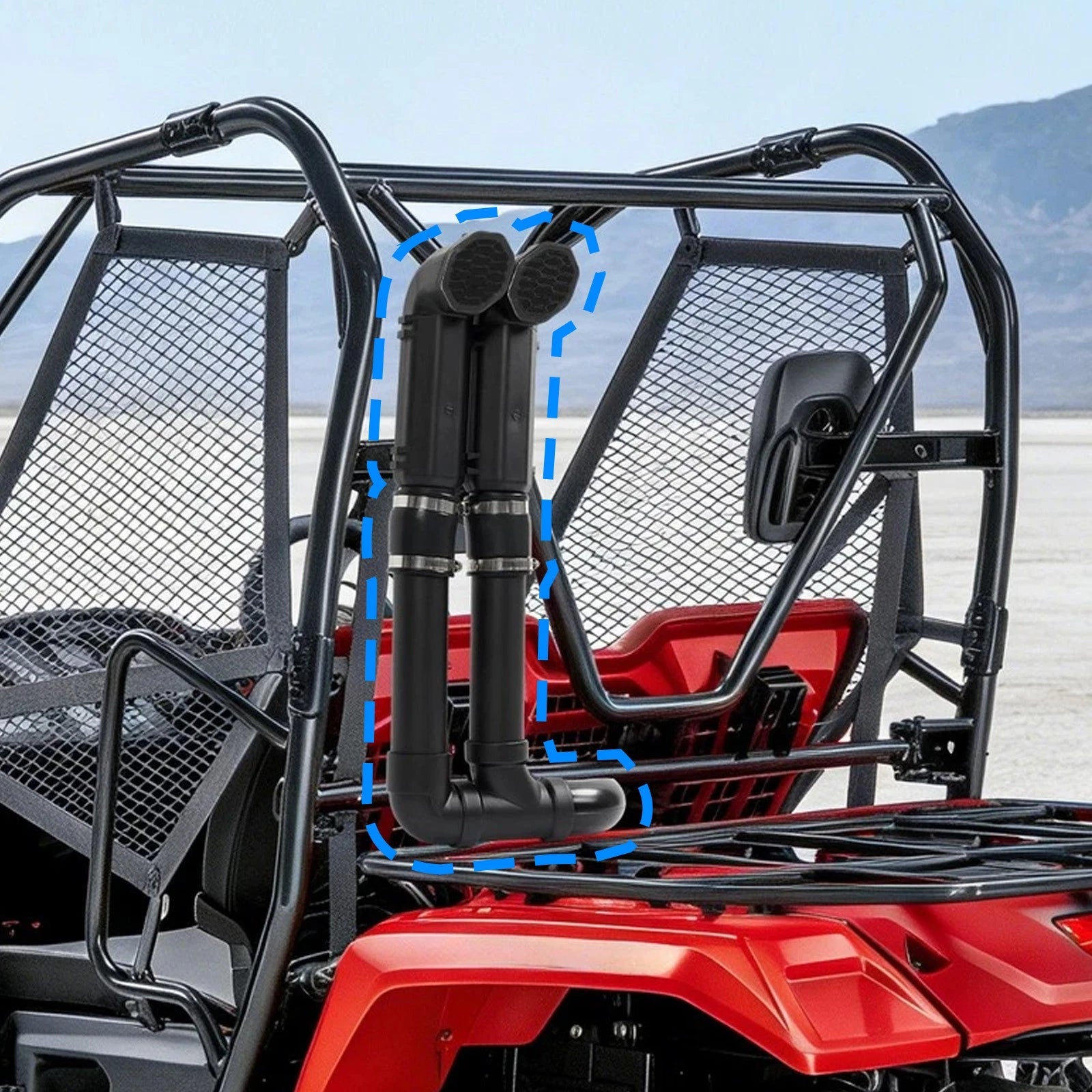 Snorkel Kit for Honda Pioneer 500 (2015–2022) - Clamp-on Plastic (ABS+PVC)