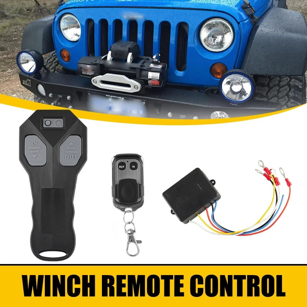 Wireless Winch Remote Control Kit for Jeep ATV Warn Ramsey Superwinch (DC12V)