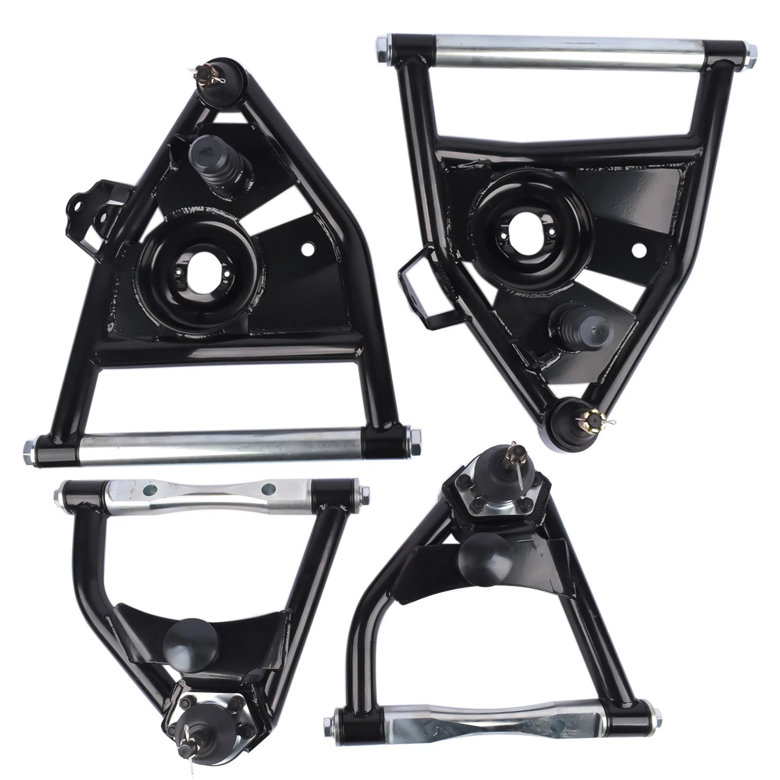 Set of 2 Upper and Lower Tubular Control Arms for Chevrolet GMC C10 (1963–1970)