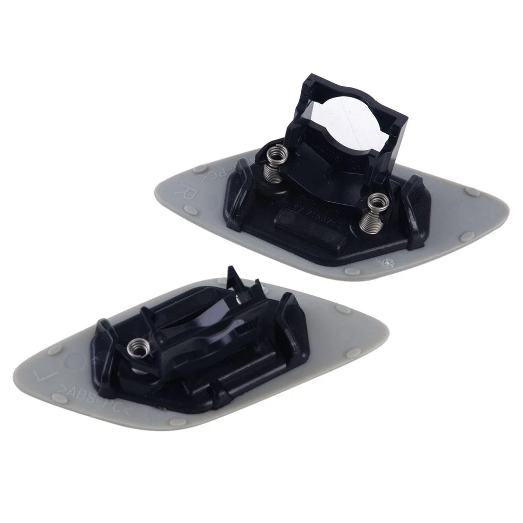 L+R Headlight Cleaning System SWA Cap Bumper Trim for BMW 3 Series (2007-2013)