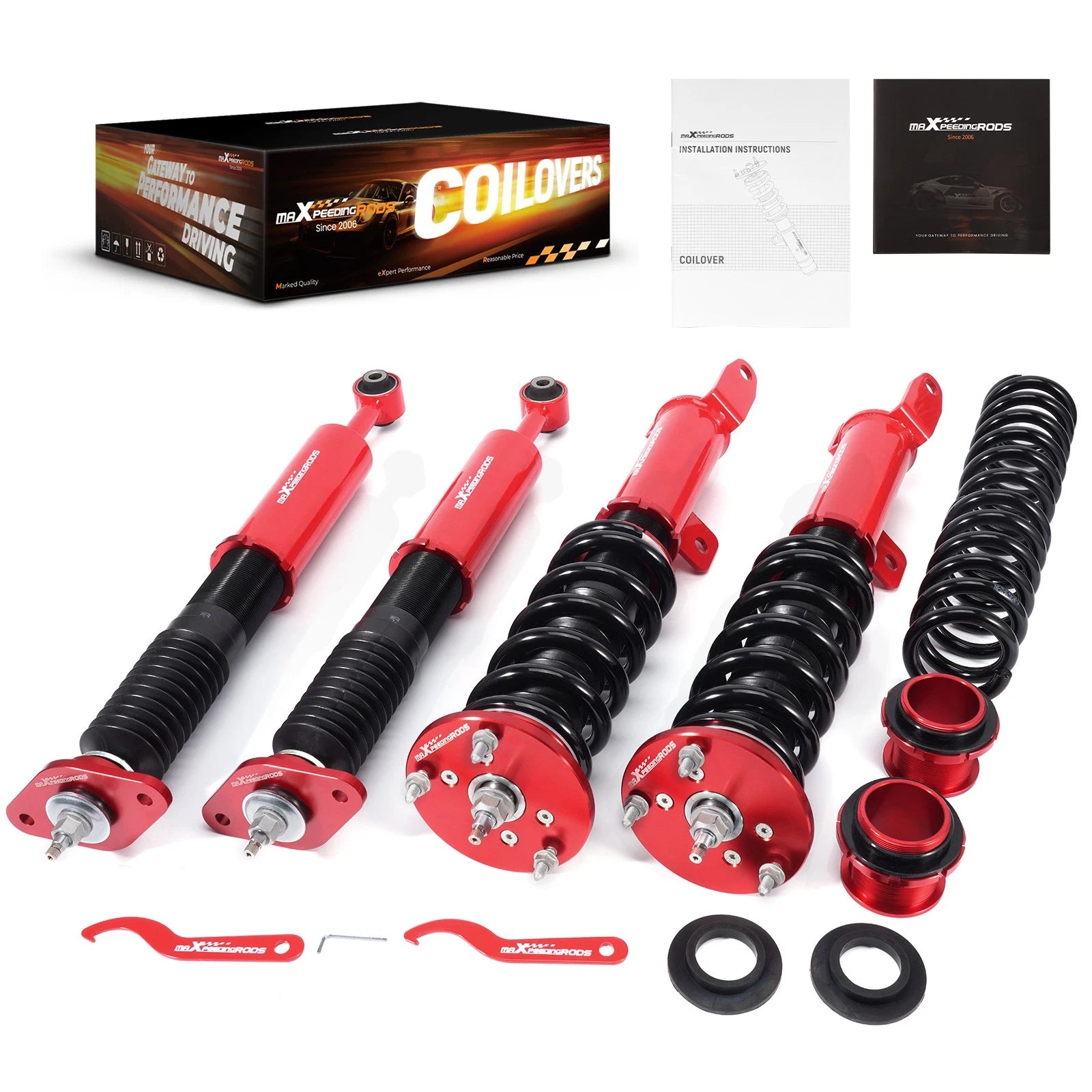 Coilovers 24 Way Damping Suspension Lowering Kit for Chrysler 300 RWD (2011–2022)