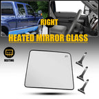 Heated Tow Mirror Glass for Ford Super Duty F250 F350 F450 (2008–2016)