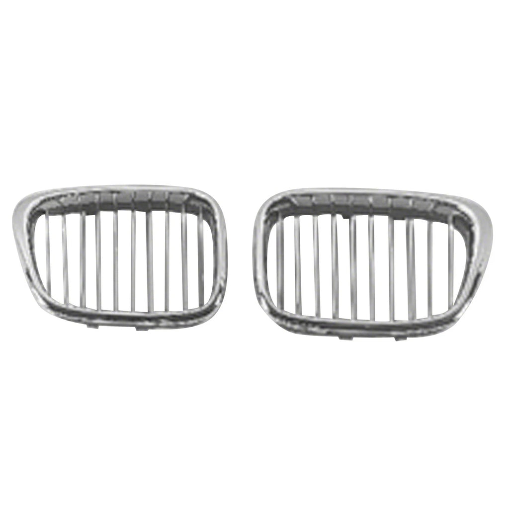 Replacement Black Chrome Passenger Side Grille for BMW 5 Series (2001–2003)