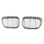 Replacement Black Chrome Passenger Side Grille for BMW 5 Series (2001–2003)