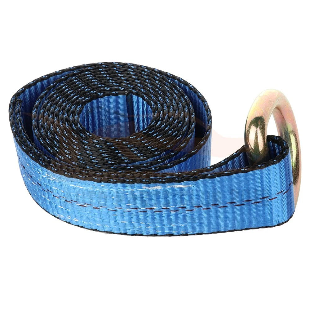 Set of 4 Lasso Straps for Car Hauler Tow Truck Tire Wheel Tie