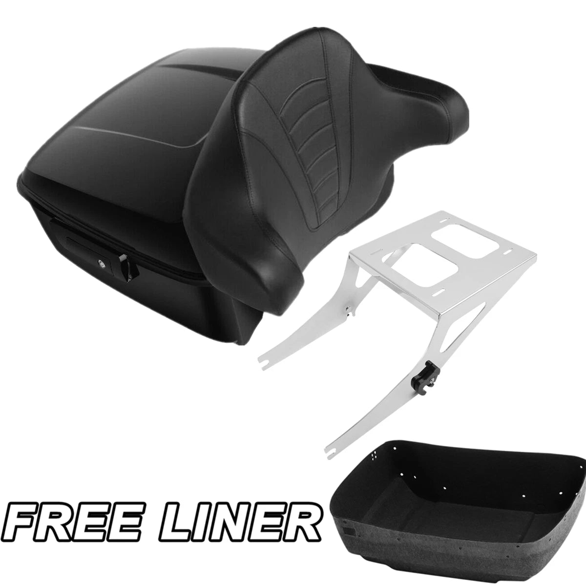 Trunk Pad for Harley Fat Boy (2008–2016) - Vivid Black
