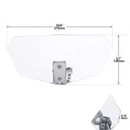 Universal Windshield Windscreen Extension Spoiler Deflector for Harley