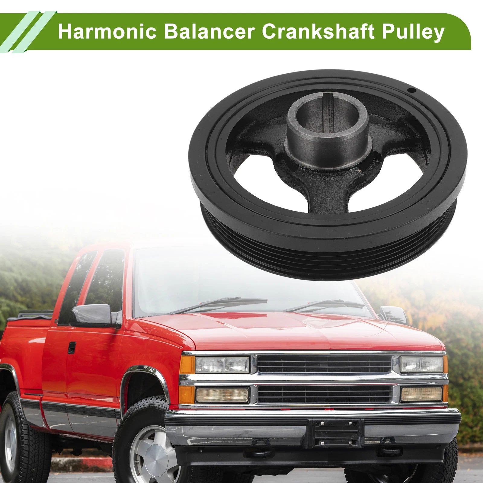 Engine Harmonic Balancer Crankshaft Pulley for Chevrolet Traverse (2009–2017) No.12626355