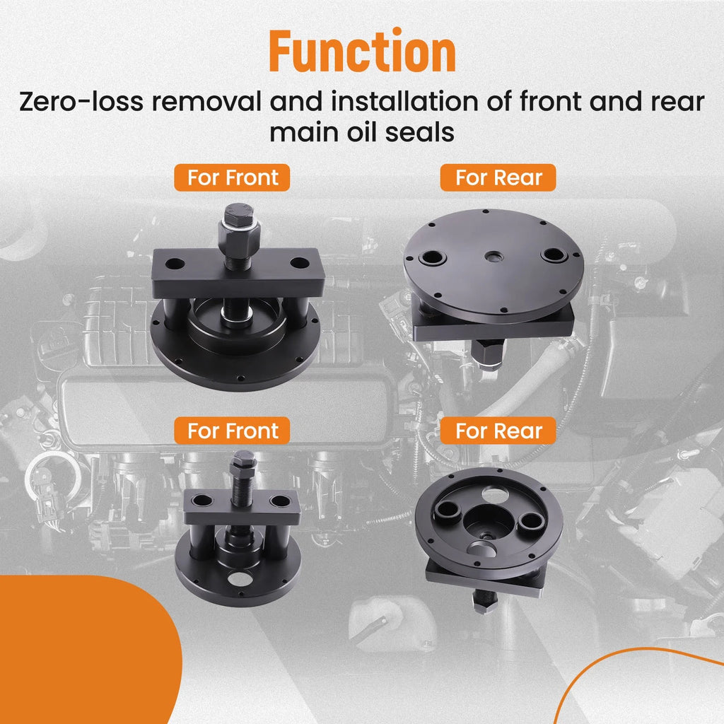 Front Rear Main Oil Seal Kit for Detroit Diesel DD13 DD15