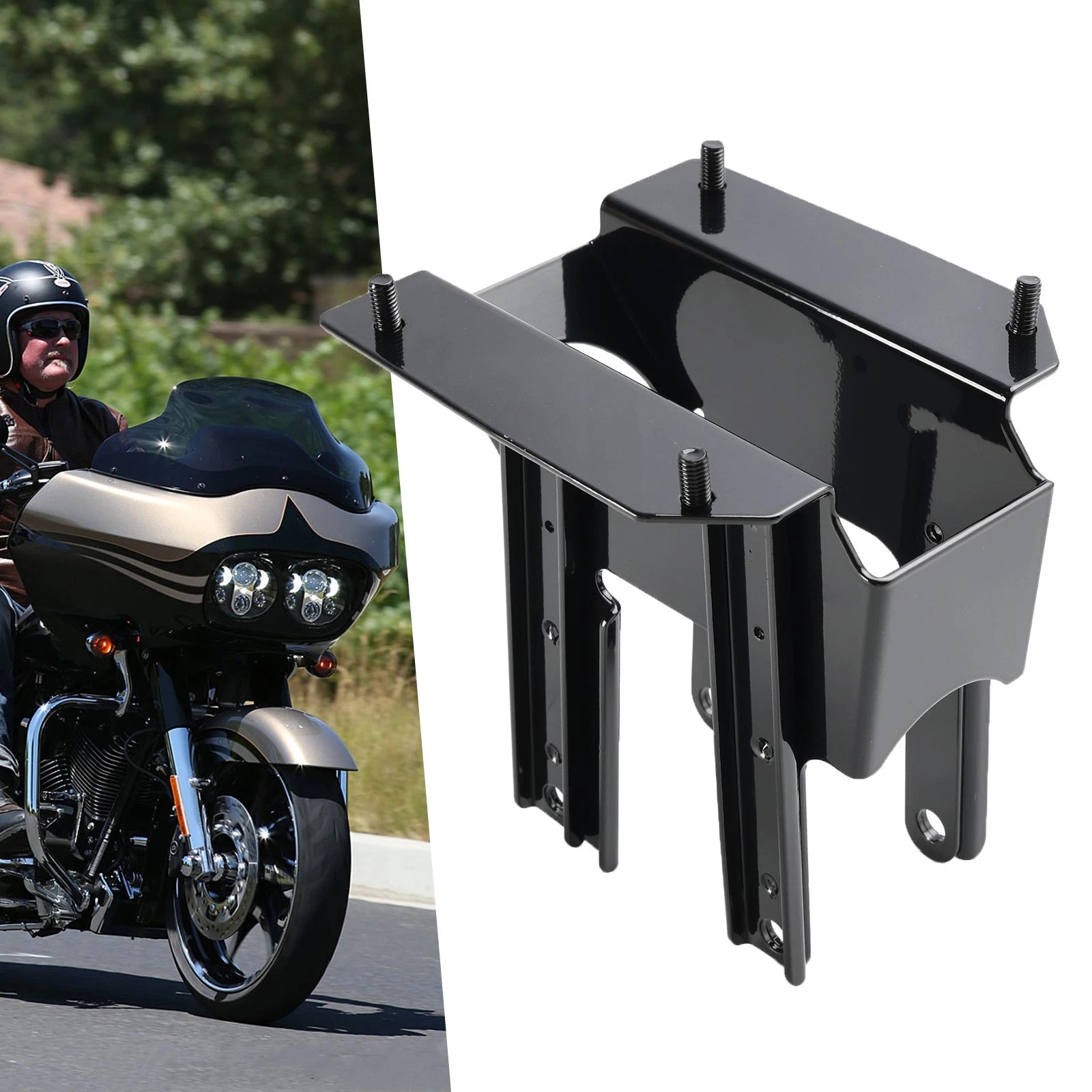 Front Fairing Support Mount Brackets for Road Glide (1998–2013)