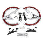 Brake Rotor Covers LED Light Red Lens for Honda GL1800 (2018–2025)