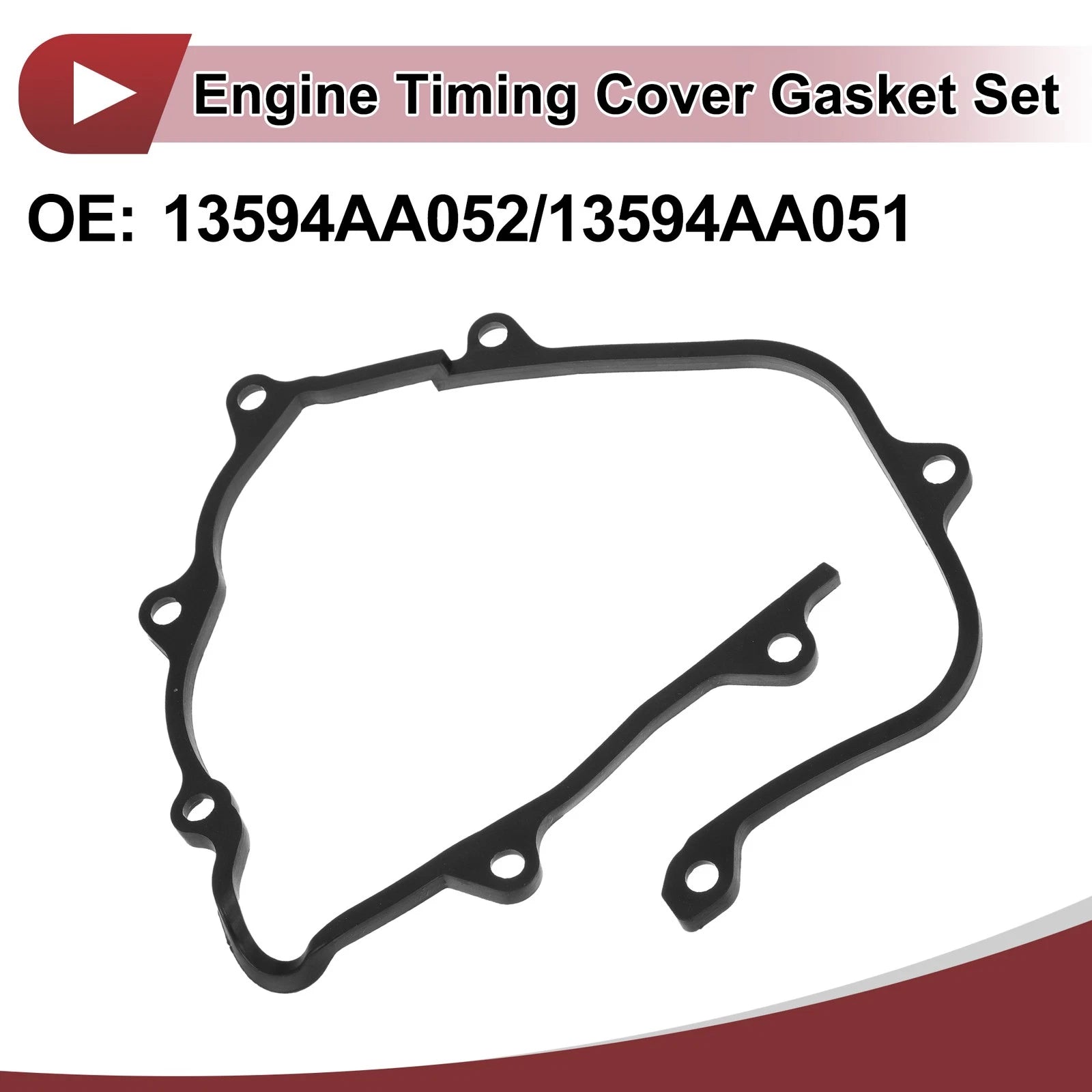 Engine Timing Cover Gasket Set No.13594AA052 for Subaru 2.2L 2.5L (1996–2005)