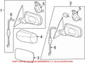 Passenger Right Door Mirror for BMW (OEM 51167890470)