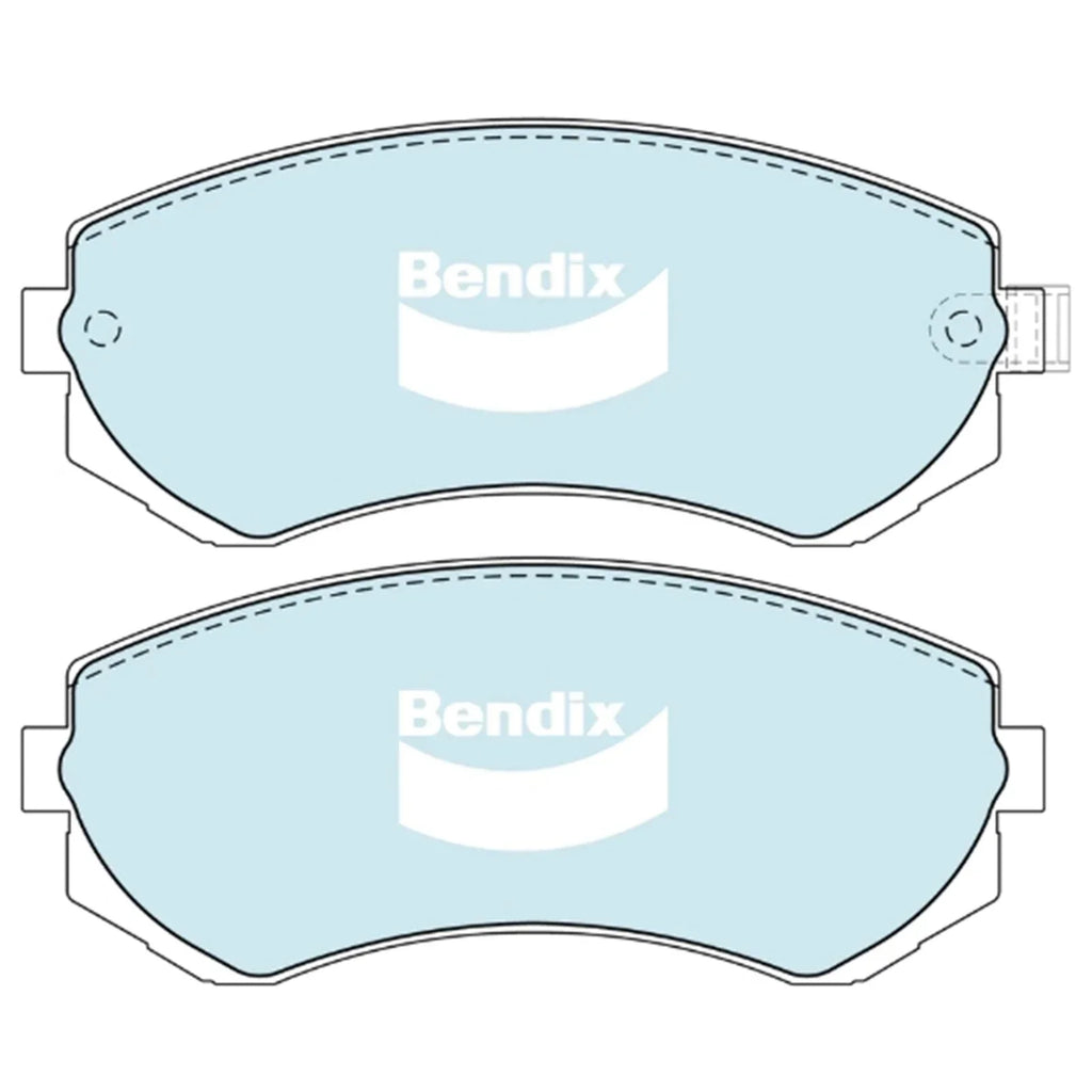 GCT Front Disc Brake Pad Set for Nissan Cefiro (1990-1992)