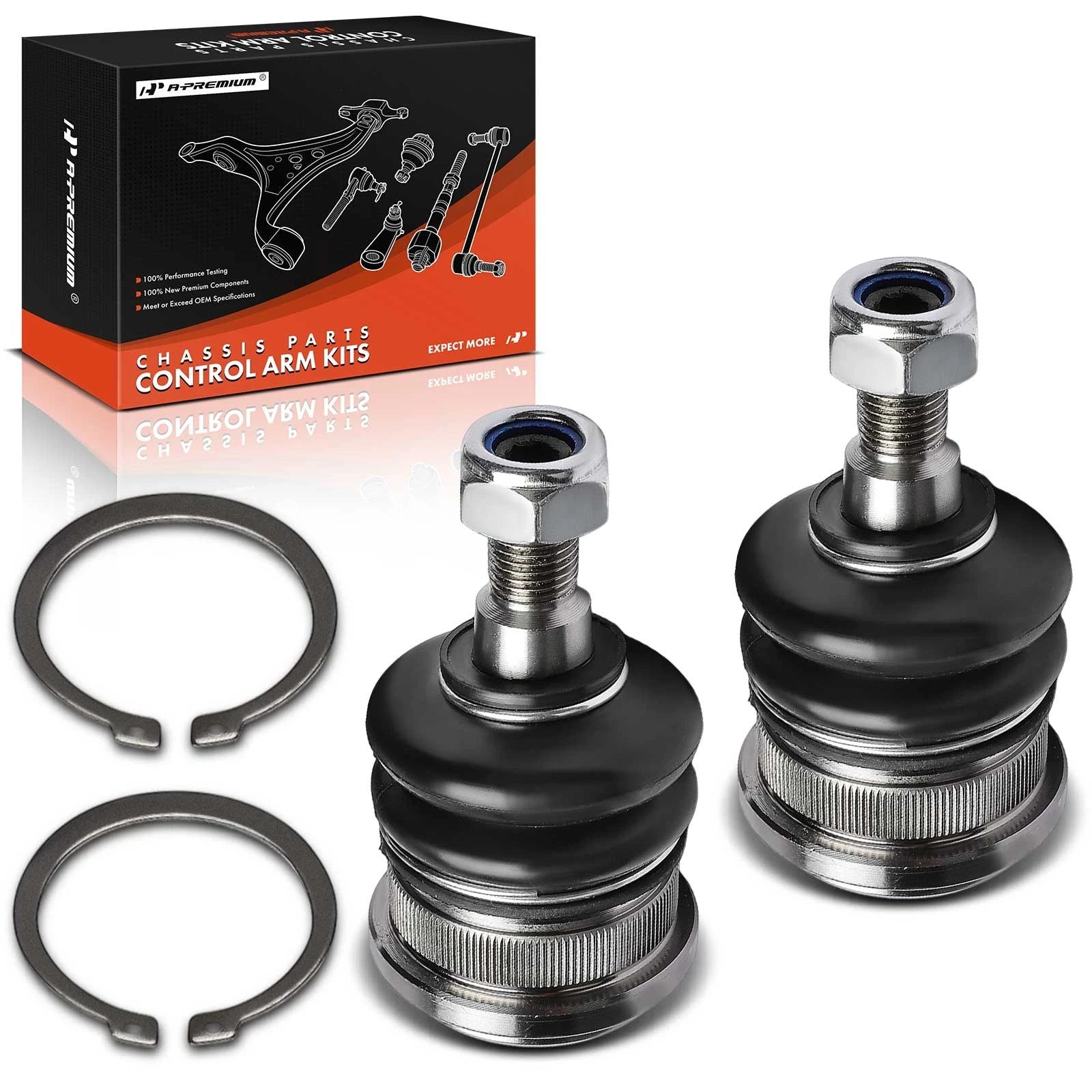 2X Front Lower Ball Joint Kit for Hyundai Elantra (2011–2024) Kia Forte