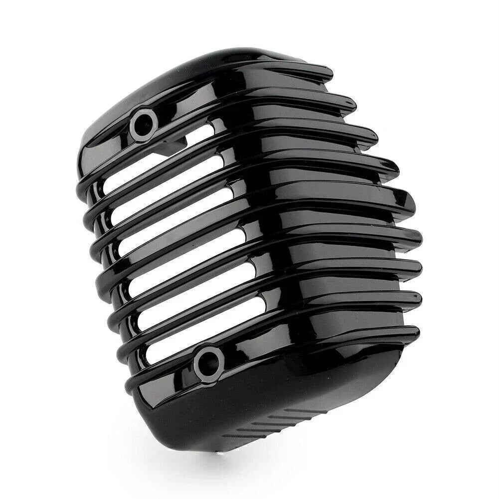 Black Voltage Regulator Cover for Harley Softail 2001-2017