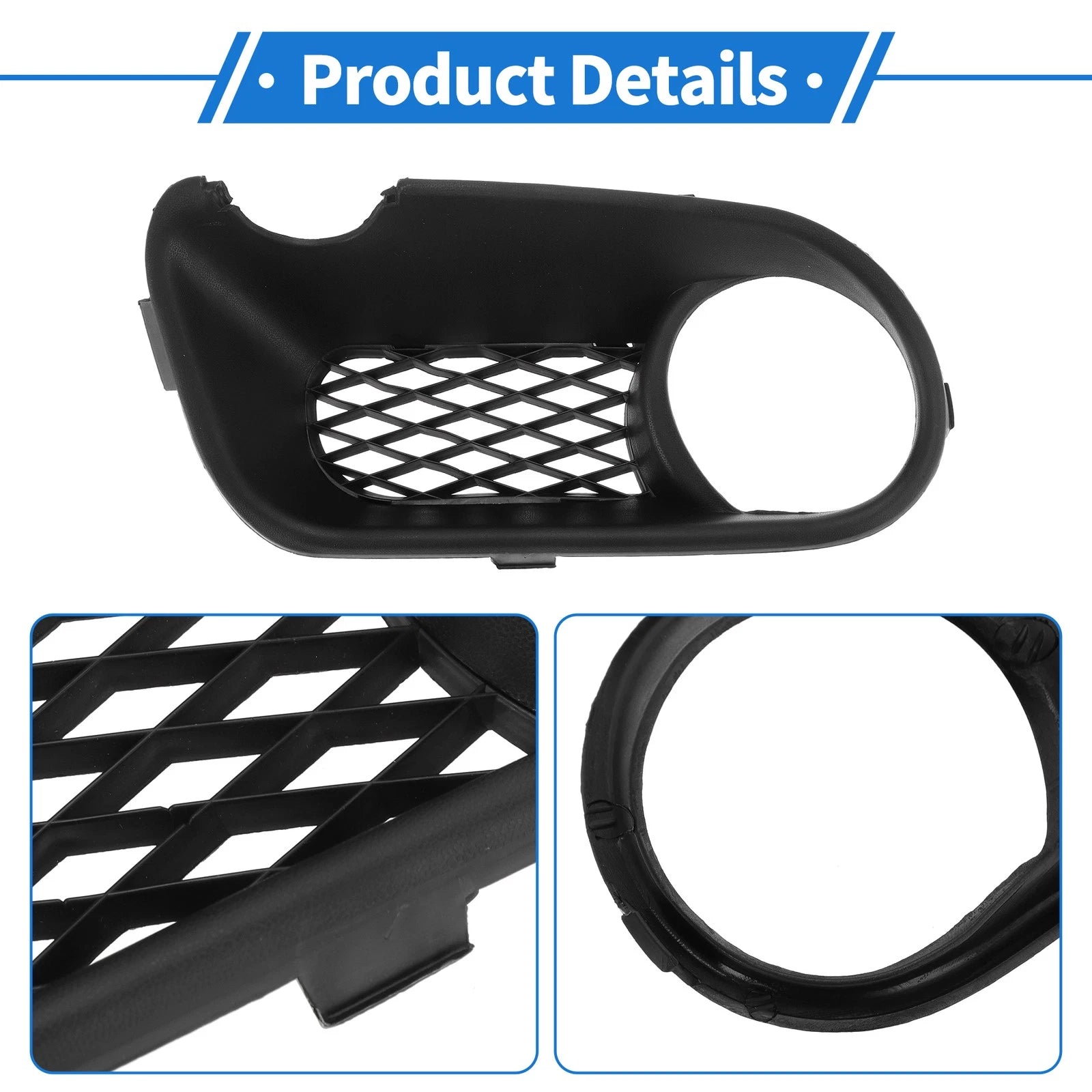 1 Pc Fog Light Grill for Volkswagen Touareg (2003–2007) No.7L6853663F