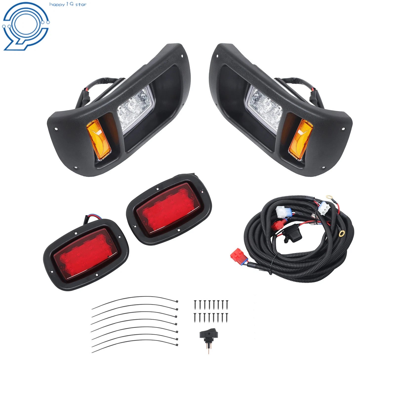 LED Headlights/Tail Lights Kit for Club Car DS (1993–Present)