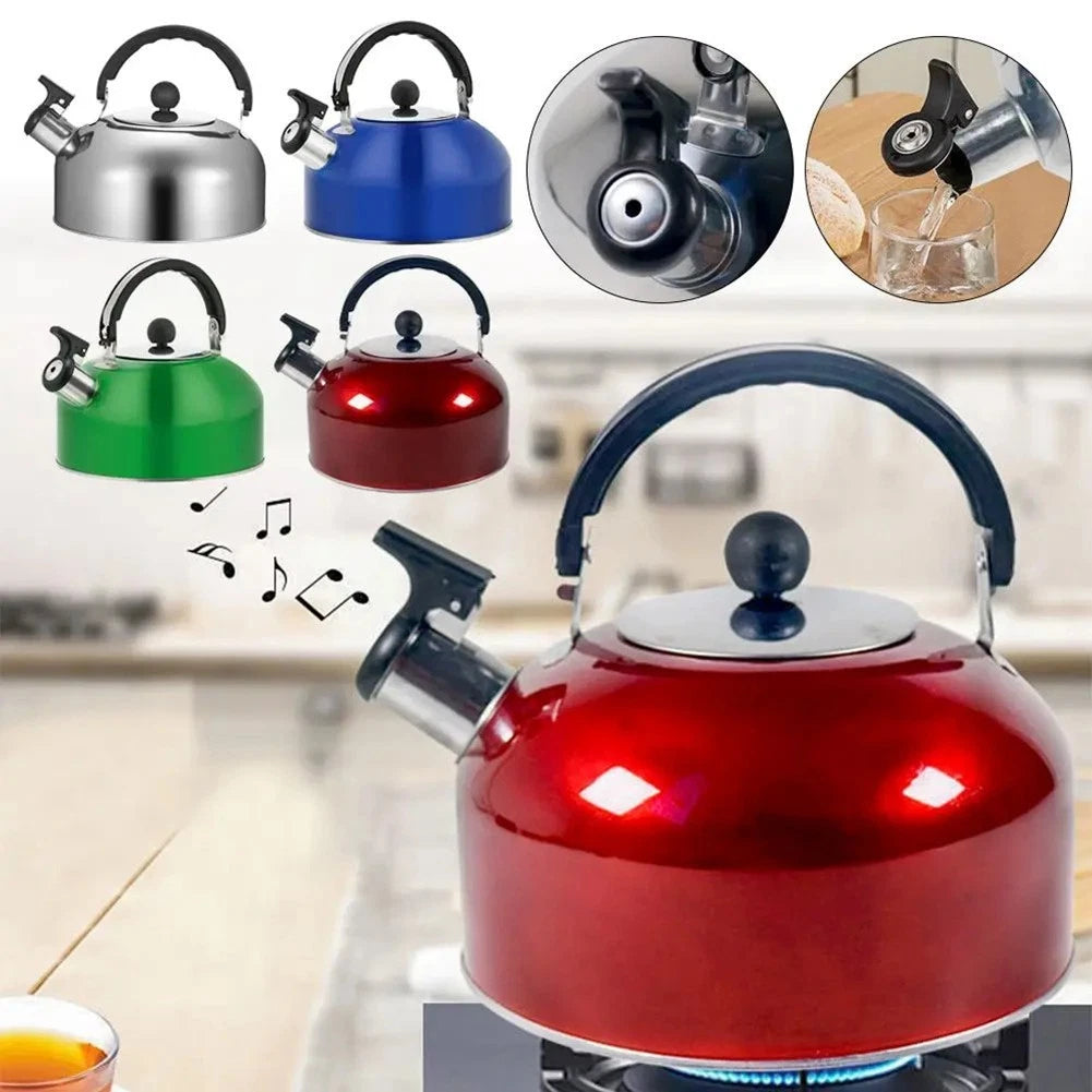 3L Whistling Kettle with Heat Resistant Handle for All Stovetops (N/A)