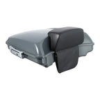 Trunk Backrest Pad Mount Rack for Harley Road King (1997–2008) Gunship Gray
