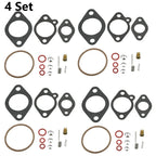 4X Carburetor Kit Repair for Chrysler Force Outboard 9.9-120 HP (1990-1999)