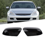 Mirror Cover for - Gloss Black, 1 Pair, ABS Plastic