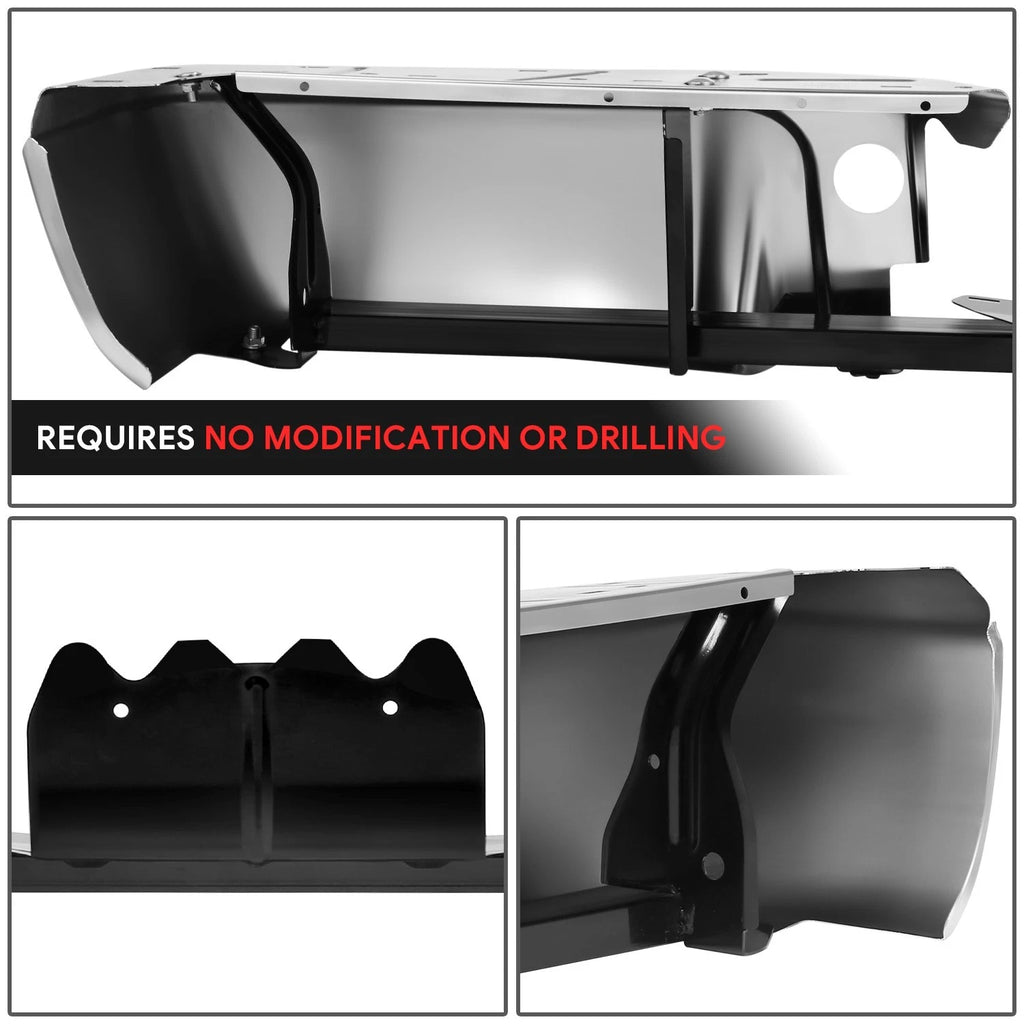 Chrome Rear Step Bumper for Ford F-250 F-350 SD (2008–2016)