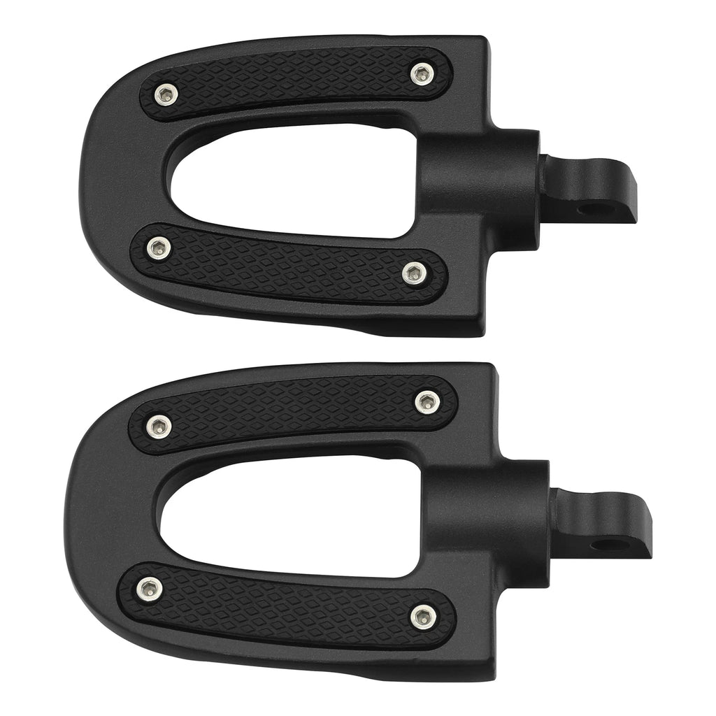 Matte Black Footpegs Footrests for Harley Touring Electra Glide
