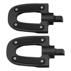 Matte Black Footpegs Footrests for Harley Touring Electra Glide