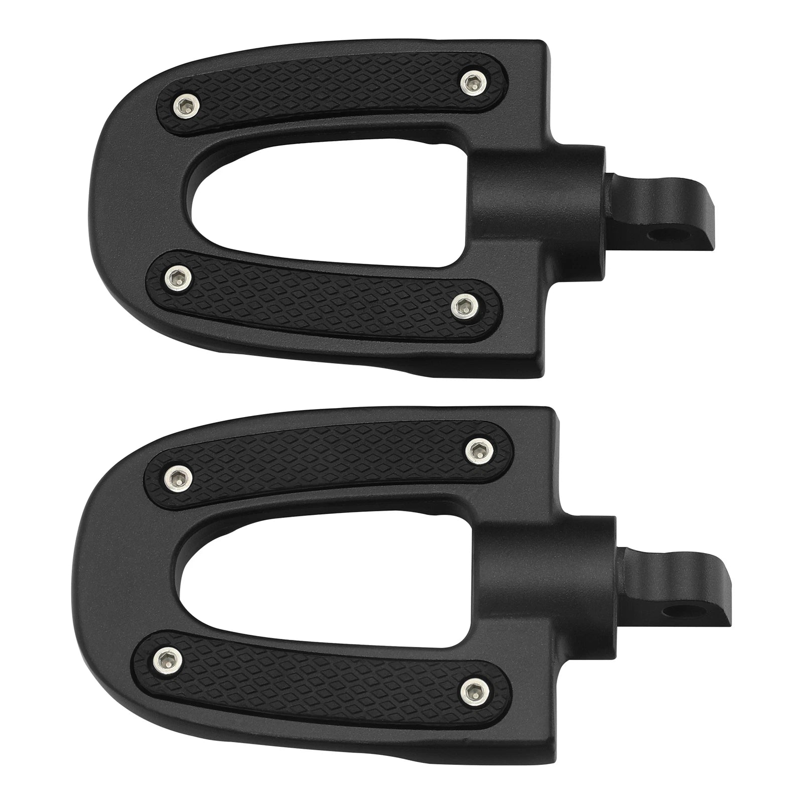 Matte Black Footpegs Footrests for Harley Touring Electra Glide