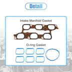 Engine Intake Manifold Upper Lower Gasket Set for GMC Buick 