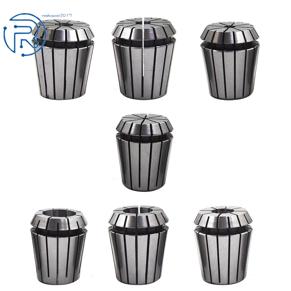 7-Pack ER32 Spring Collets for CNC Lathe Engraving Machine