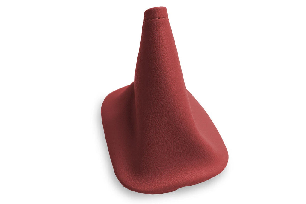 Leather Manual Shift Boot Cover for BMW E28 (1982–1988) Red Black Stitch