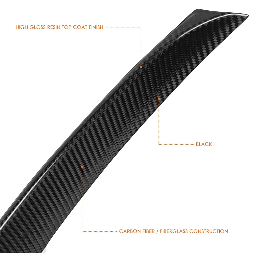 Carbon Fiber Rear Trunk Spoiler Wing for Mercedes-Benz C-Class Coupe (2017–2021)